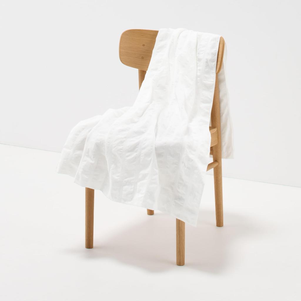 MUJI Throw that can also be used as a room 100 x 180 84761324 Sofa-woven divider, cm, off-white