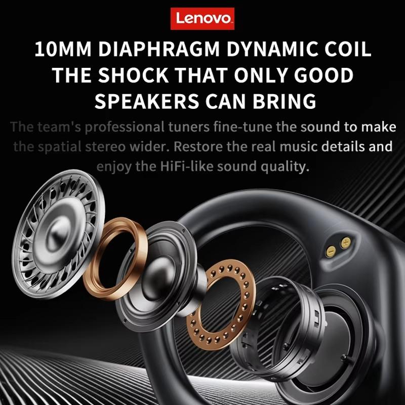 Lenovo XT80 OWS Drahtlose Bluetooth-Kopfhörer Wasserdichtes Sport-Headset LED-Leistungsanzeige Geräuschunterdrückung Gaming-Ohrhörer