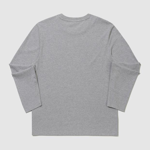 LECOQ Unisex Essential Regular Long Sleeve T-Shirt - Gray (Qq323Lrl81)