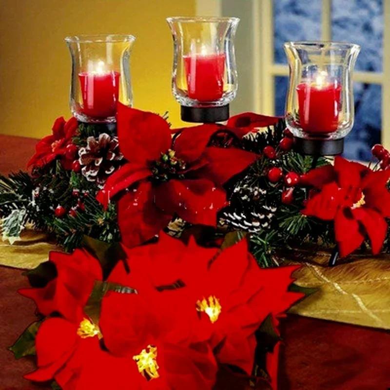 2M 10Led Garland LED Lights Decoration Autumn Light String Holiday Decorative Lights (Batteries Not Included)
