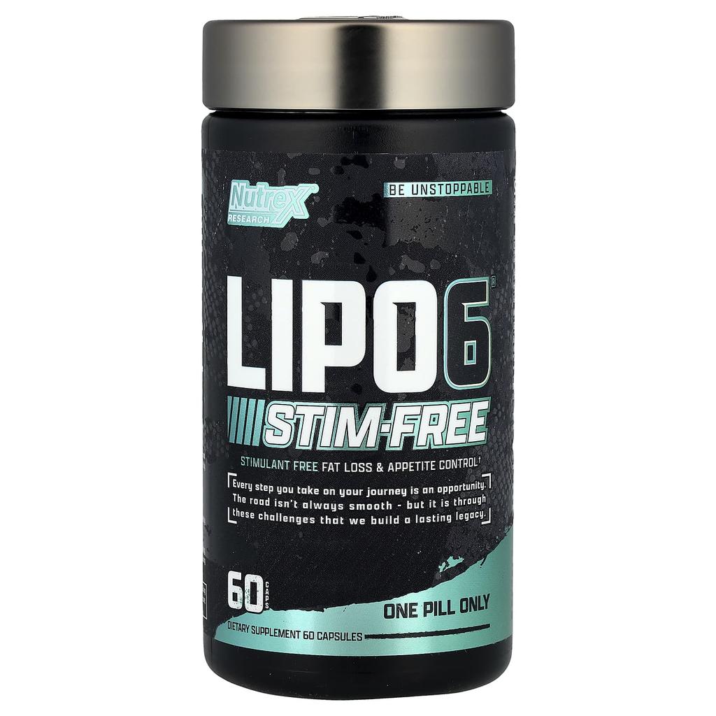 Lipo6®, Stimulant Free, 60 Capsules