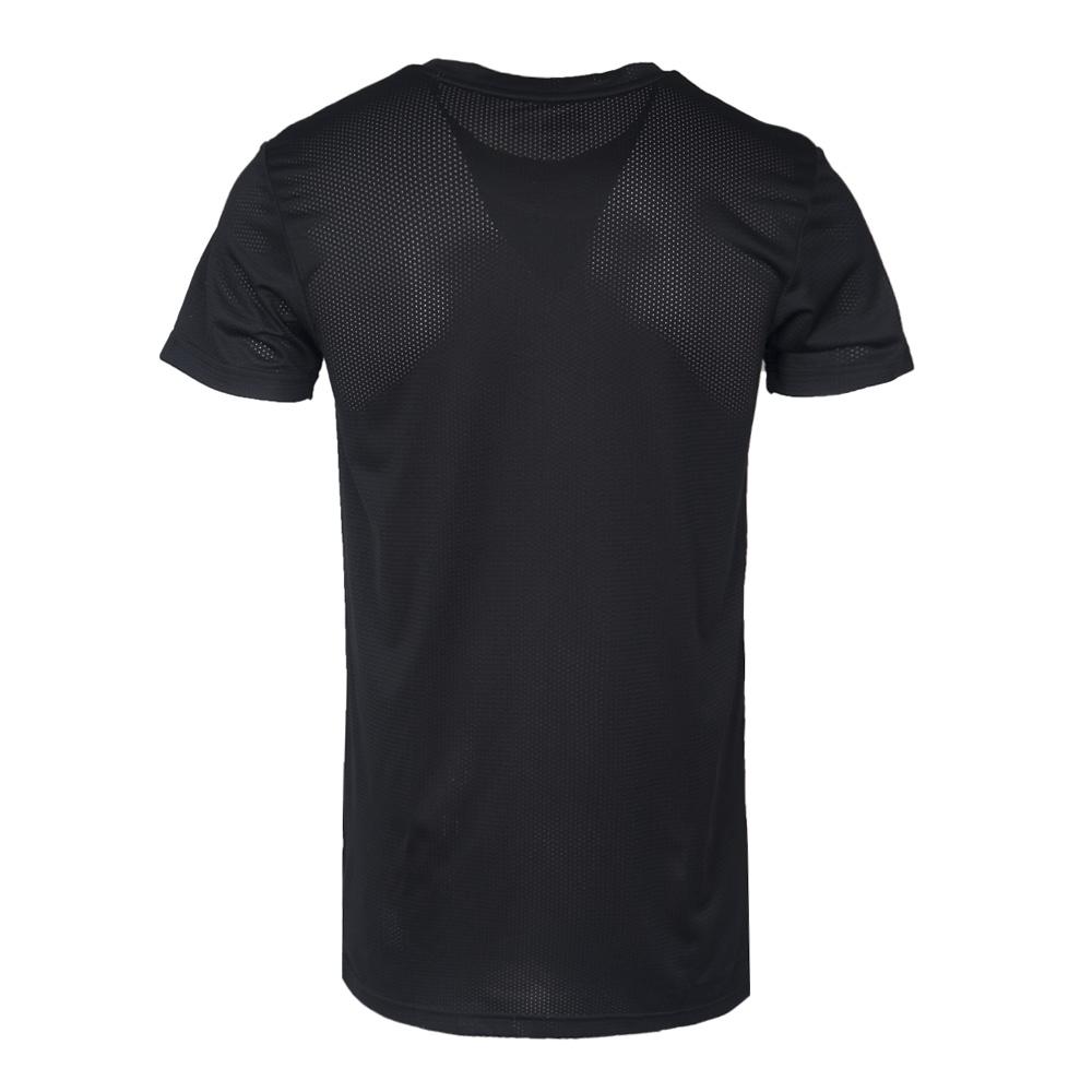 Adidas Neo Sports Lifestyle Series Round Neck Moisture Wicking Breathable Quick Dry Short Sleeve T-Shirt Men Tops Black CE1032