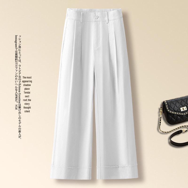 

Women s High Waist Flared Cropped Jeans - Summer 2026 Slimming Style XL білий