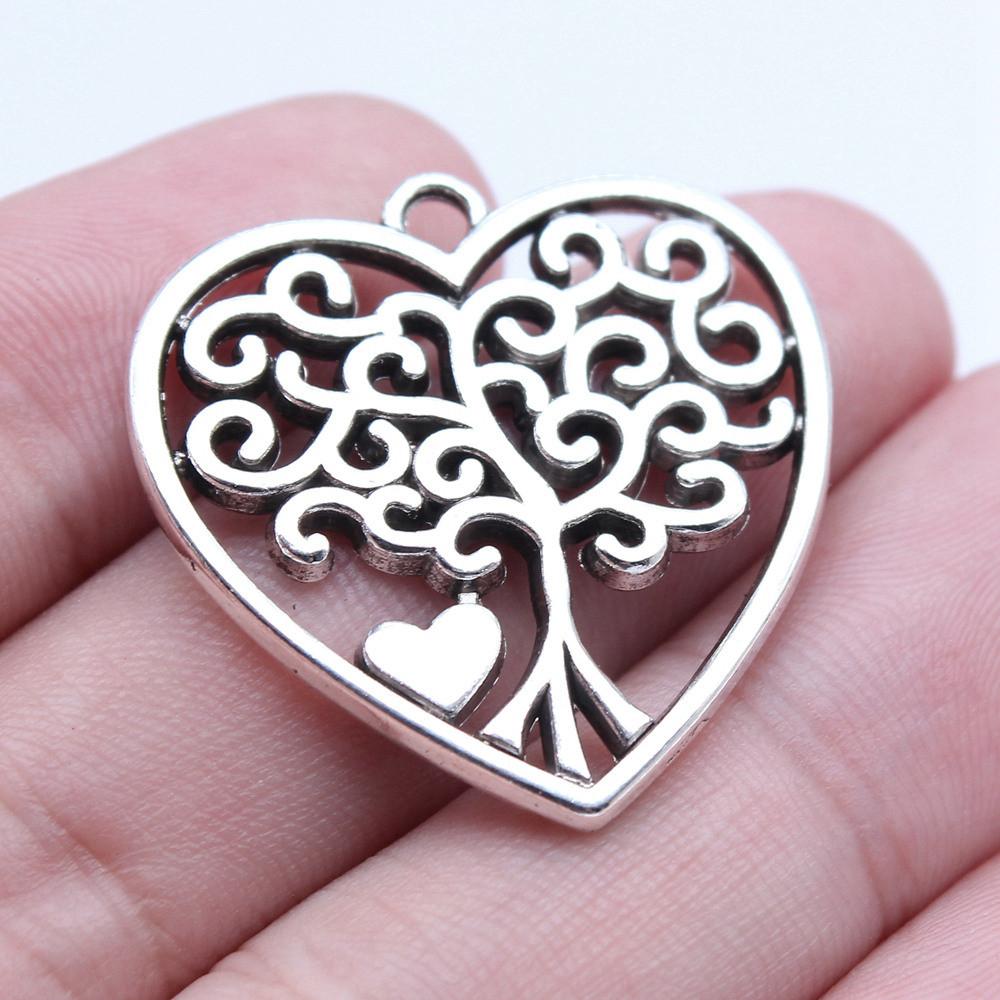 Charms Big Tree Of Life Pendants Wedding Jewelry Findings QC017