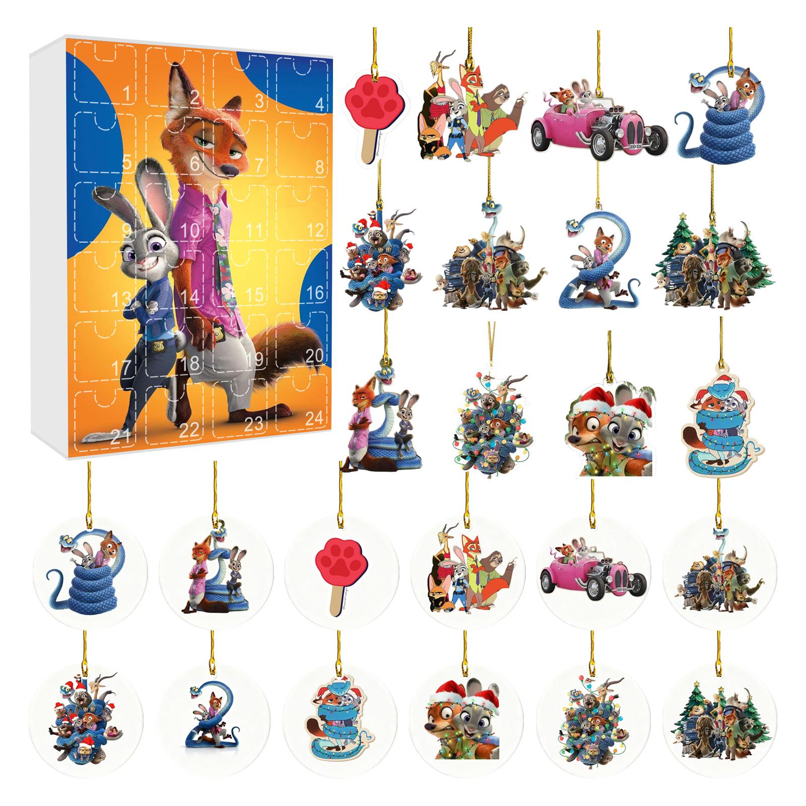 

Календар Адвенту Включає 24 Календарі Адвенту, Календар Зворотного Відліку та Сюрпризні Колекційні Предмети One Size