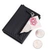 Men's RFID Anti-Theft Multifunctional Short Wallet with Large Capacity and Magnetic Card Holder