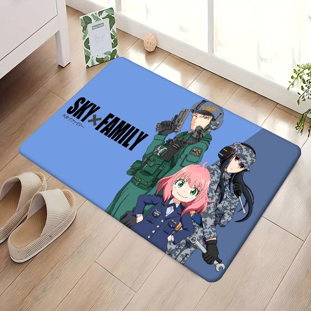 Alfombra de Piso S-Spy X F-Family Más Barata Antideslizante Moderna Sala de Estar Balcón Impresa Alfombras de Noche