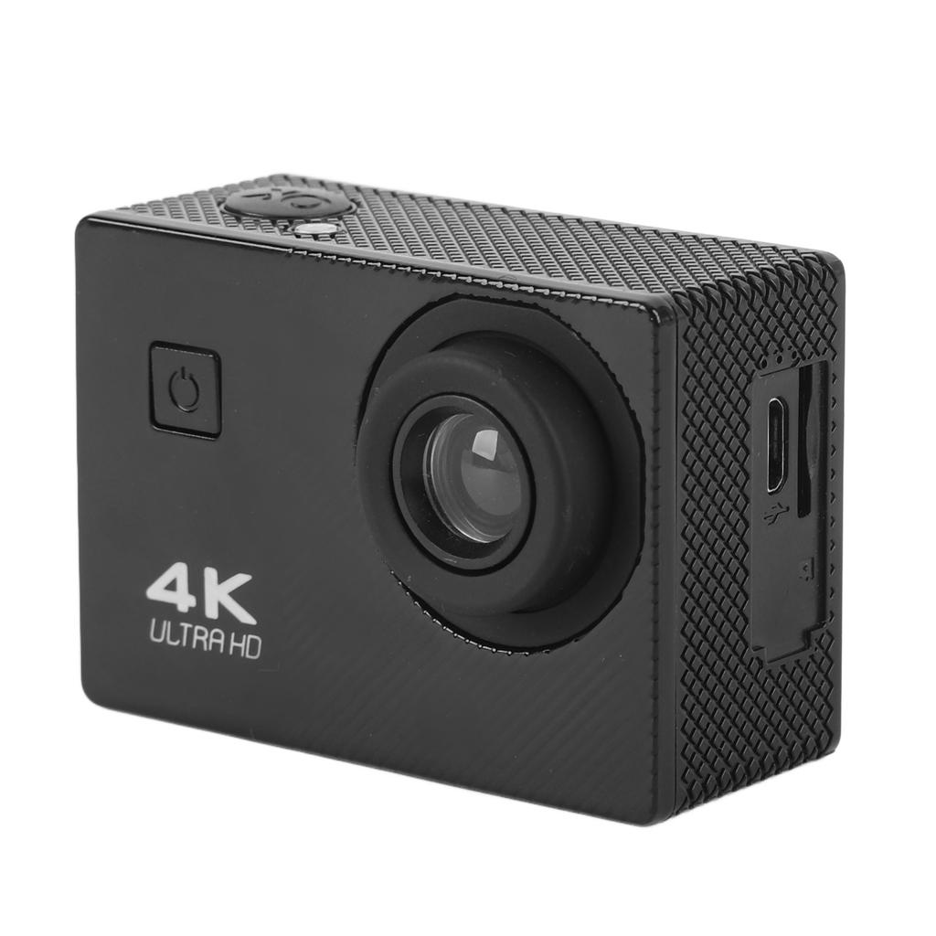 Cycling Video Camera 4K HD Rain Proof Wide Angle Electronic Stabilization Wearable Cycling Camera with 2.0 Inch Screen