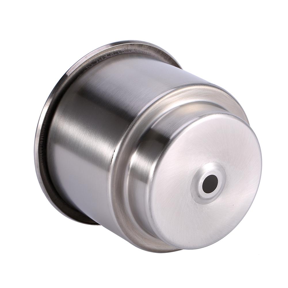 2Pcs Stainless Steel Drink Holder Mount Open Front Cup Bottle Holder for Marine Boat RV Camper