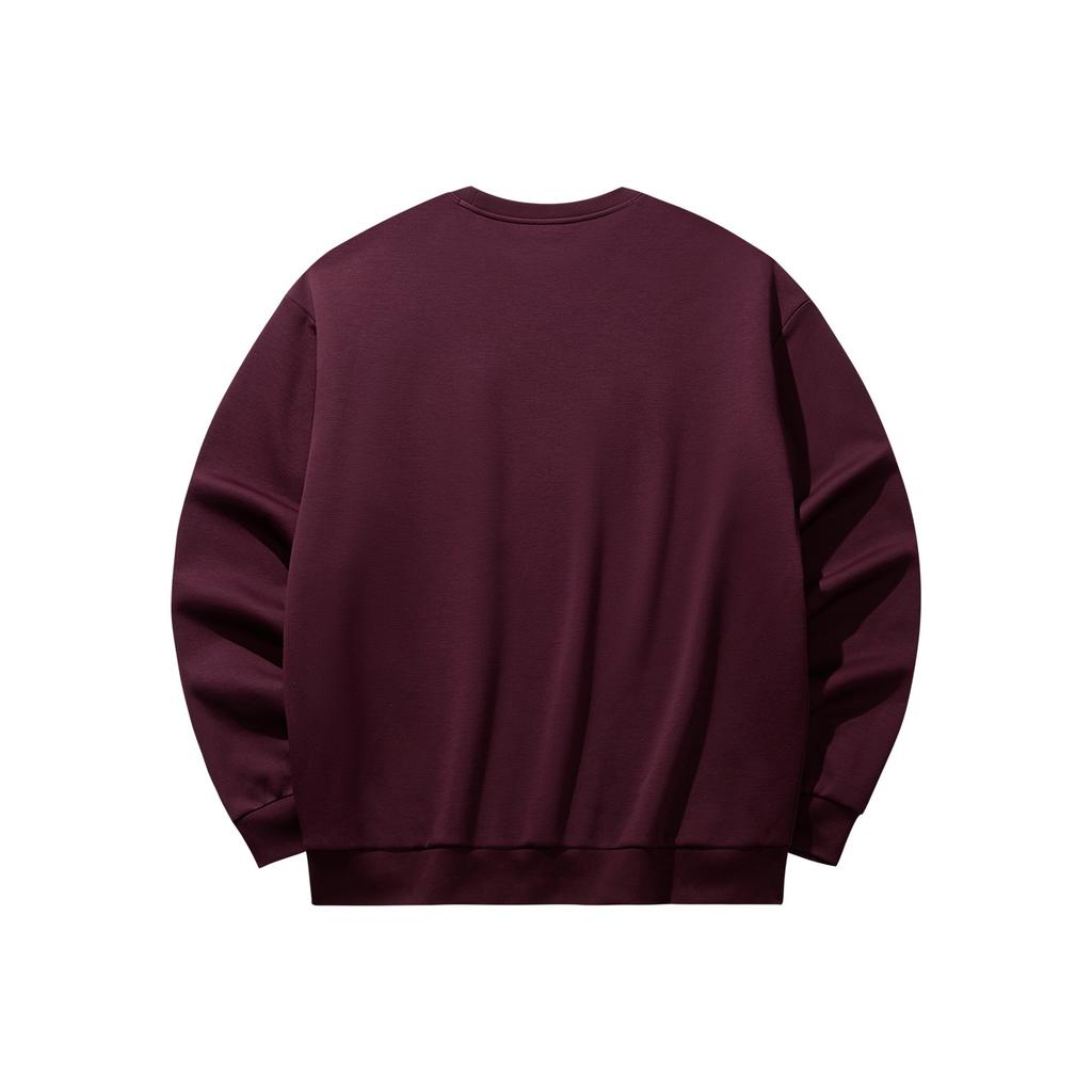 Anta Fleece Lässig Mode Sportlich Bequem Locker Pullover Paar Dick Warm Kapuzenpullover Unisex Hoodies Highland-Braun 972618704N-1