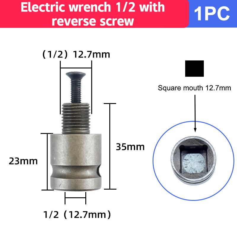 Bohrfutter Schnellwechseladapter 1/2 3/8 Gewinde Schlagschrauber Umbau Sds-Plus Sechskantaufnahme Vierkant Weiblicher Adapter