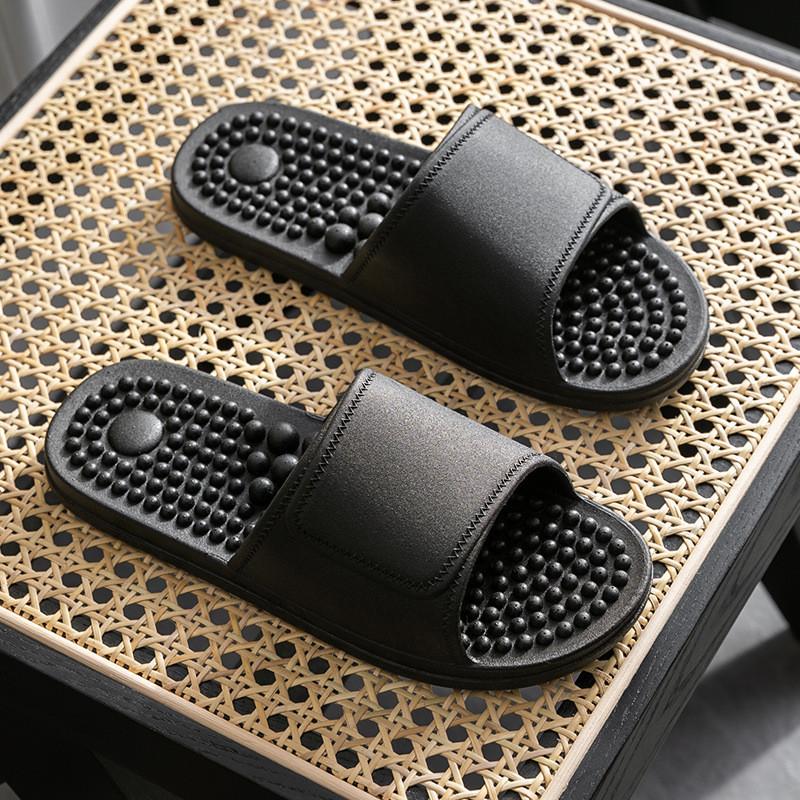 

Womens Mens Couple Summer Thick Soled Non Indoor And Outdoor One-piece Slippers 42 чорний