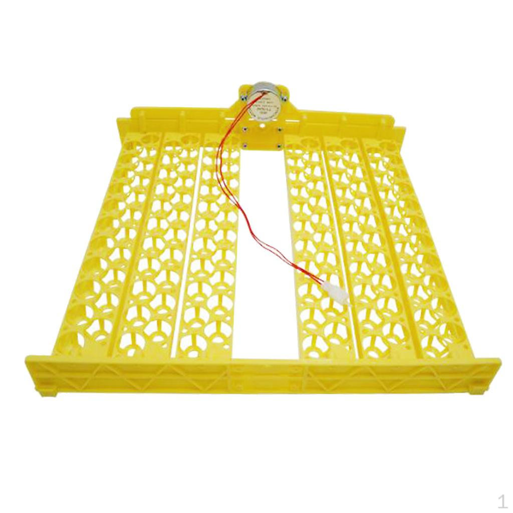 132/154 Egg Turner Tray For Poultry Hatching DC110V Yellow