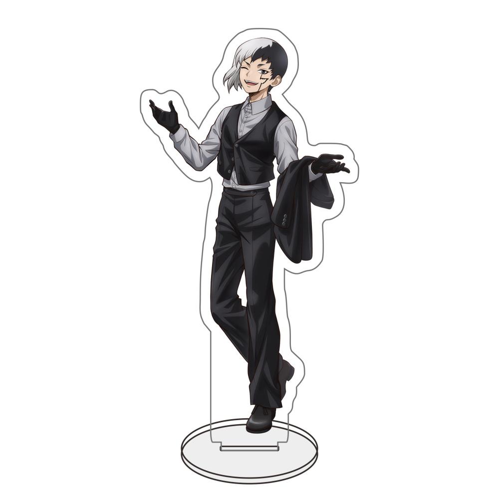 

Anime Dr. STONE Double Sided Acrylic Stand Keychain Senku Ishigami Gen Asagiri Stanley Snyder Dr. Xeno Decor Collectible Gift 15 cm