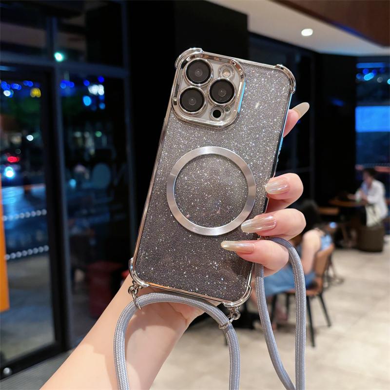 

Bling Clear Phone Case For Infinix Note 50 Pro Plus 50s 50x Note 40 Pro Plus Crossbody Lanyard Magnetic Color Back Cover Fundas Infinix Note 50s