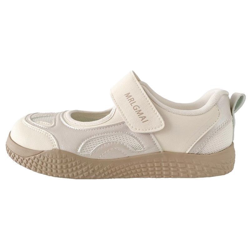 Summer new niche shallow mouth single shoes fashion sports ballet shoes Velcro Mary Jane versatile