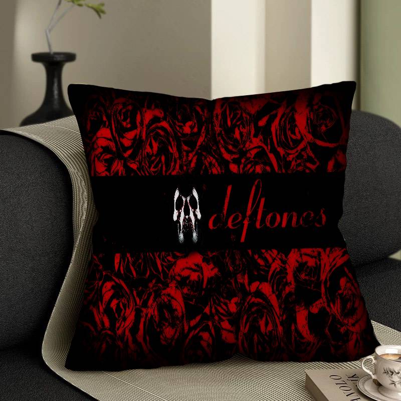 D-Deftones Music Album Pillow Cushion Cover Pillowcase Living Room Sofa Home Decor Customized