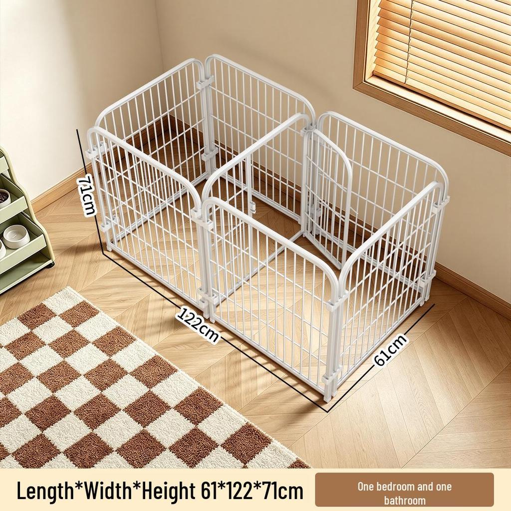Adjustable Indoor Dog Cage and Fence for Small, Medium, and Large Dogs