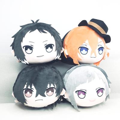 30cm Bungou Stray Dogs Plush Pillow Cushion Dazai Osamu Cosplay Stuffed Doll Toy For Anime Fans