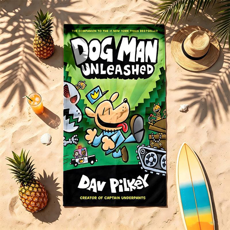 Perro Hombre Desatado (5) Toalla de Playa Temática Resistente a la Arena Suave Y Cómoda Adecuada Para la Piscina Camping Yoga Y Buceo Un Viaje
