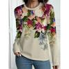 Summer Women's 3D Printed Long Sleeve T-Shirt Fashion Versatile Breathable Trend Casual