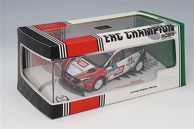 IXO Hyundai i20 N Rally2 2023 Rally Serras de Fafe Winner Kennard 1/43 #2 H. Paddon/J. (European Champion)