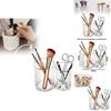 Acrylic Makeup Brush Holder With Lid For Vanity And Cosmetic Storage Solutions