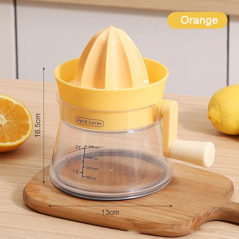 Hand Juicer Portable Orange Lemon Squeezer Multifunctional Manual Citrus Juicer Fruit Residue Separator Home Kitchen Fruit Tool