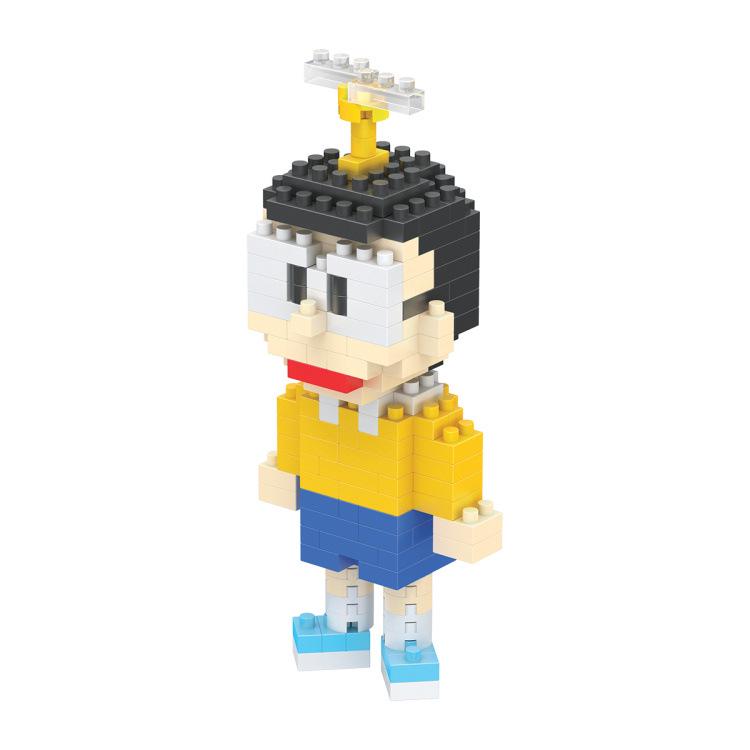 

Doraemon Nobita Animation Micro Particle Construction Blocks Kids Assembly Plaything Anime Figure Boy Girl Kid Gift Cute NO BOX