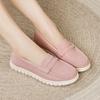 Women's Loafers Moccasins Black Pink Sneakers Casual Walking Shoes