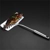 2026 New 304 Stainless Steel Extra Wide Fish Spatulas Steak Shovel Fish Turner Slotted Beveled Kitchen Cooking Utensils