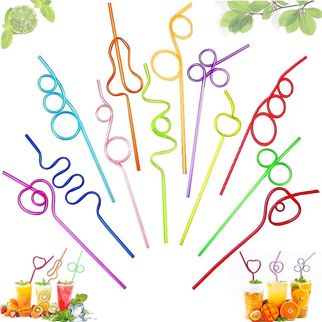 Creative Cartoon Reusable Straws Vibrant Eco-Friendly Design for Holiday Parties Daily Juice Beverages High Quality Supplies