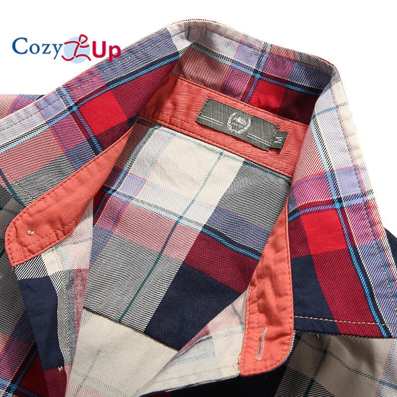 Cozy Up Men's Oversized Short Sleeved Shirt for Outdoor Work, Thin Checkered Casual Shirt