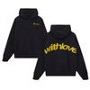 Eurasian Size Fleece Sweater Loose Letter Casual Fashion Sports Hooded Sweater Jumper