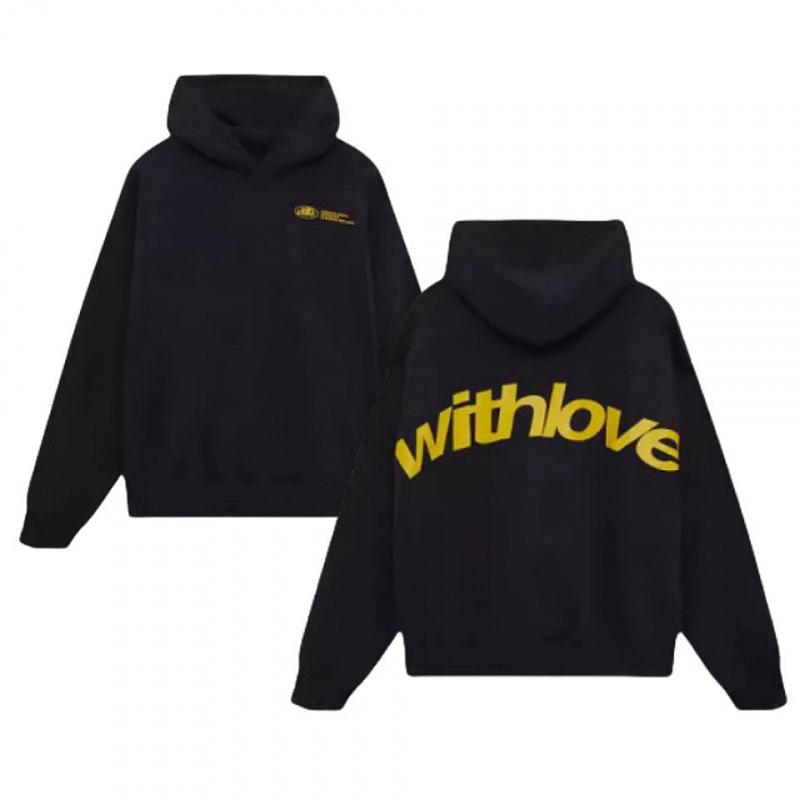 Eurasian Size Fleece Sweater Loose Letter Casual Fashion Sports Hooded Sweater Jumper
