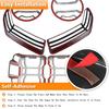Car Front Headlight/Tail Light/Wheel Eyebrow Lamp Guards Cover Trim for Jeep Wrangler JL 2018-2025 2025 Exterior Accessories