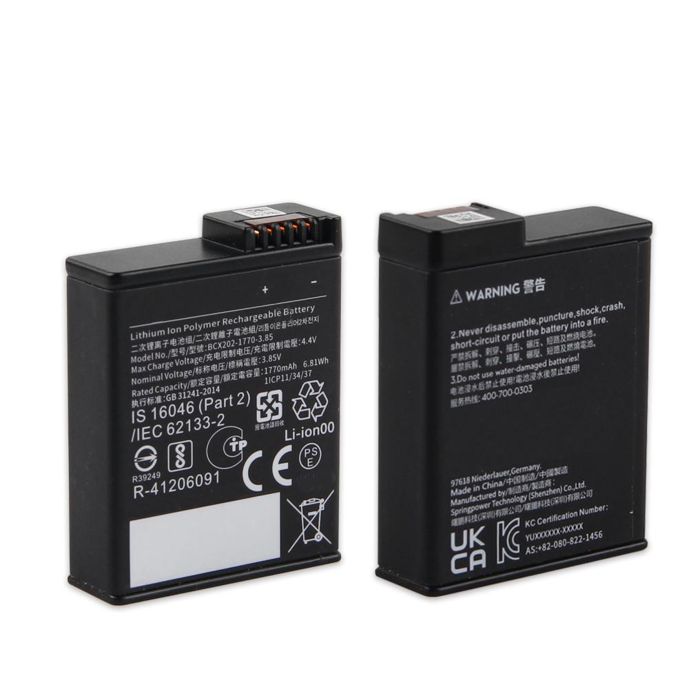 Action Camera Battery For DJI Osmo Action 4 Osmo Action 3 Osmo Action 5 Pro DJI Osmo 360 Cold-Resistant and Heat-Resistant Long-Lasting 1770mAh