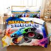 3D Print Anime Monster Jam Beding Set 3D Printed Suitable for Bedrom Soft Duvet Cover Set With Pilowcases Children Kids Home Textile