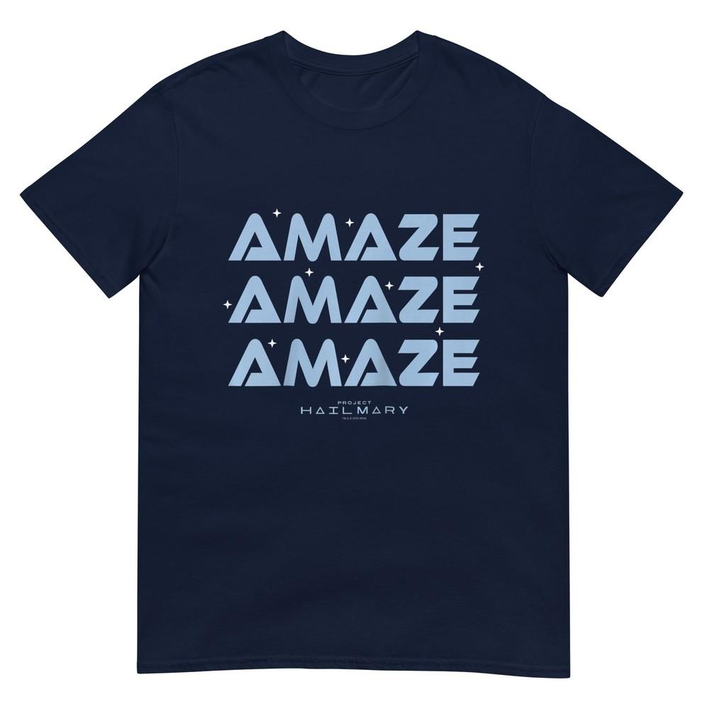 Project Hail Mary Amaze Repeat Typography Poster Raglan Baseball Tee S
