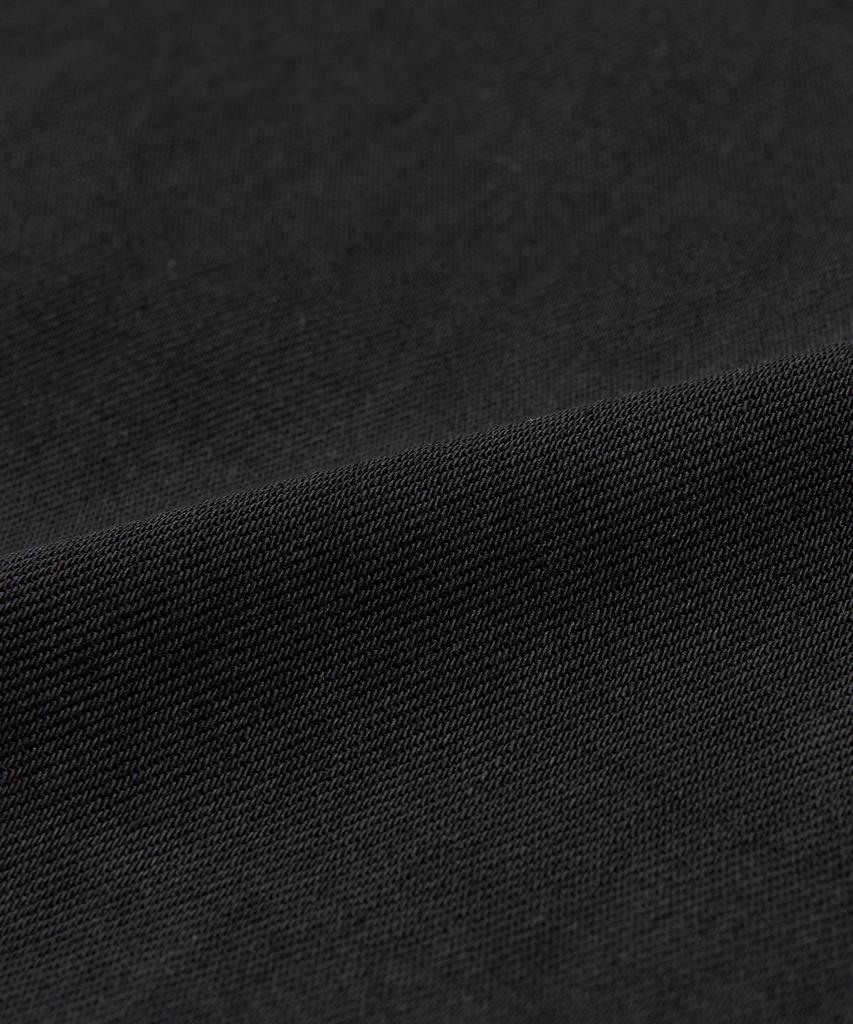 TOFFEE Deep Curved Denim Pants (Black)