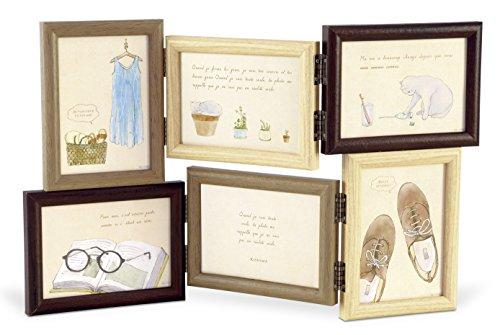 

Фоторамка Kishima, Рамка для интерьера, Размер для сервиса, Большая, Настольная, Горизонтальная, Для настенного крепления, Коричневая, 6 Окон, Несколько рамок, KP-31290