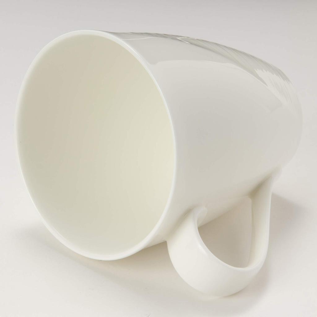 NARUMI Esprit Mug, White, 370cc, Microwave-Safe, 50180-2688