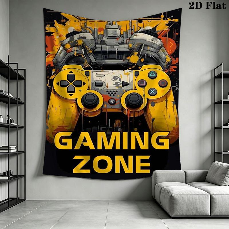 Game Time Wall Tapestry Tapestry Wallmounted Fashion Print Home Decor Background Wall Hanging Cloth Background Cloth