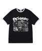 PRIMATE Punkangel Women'S Ribbed Ringer Short Sleeve T-Shirt 5 Colors