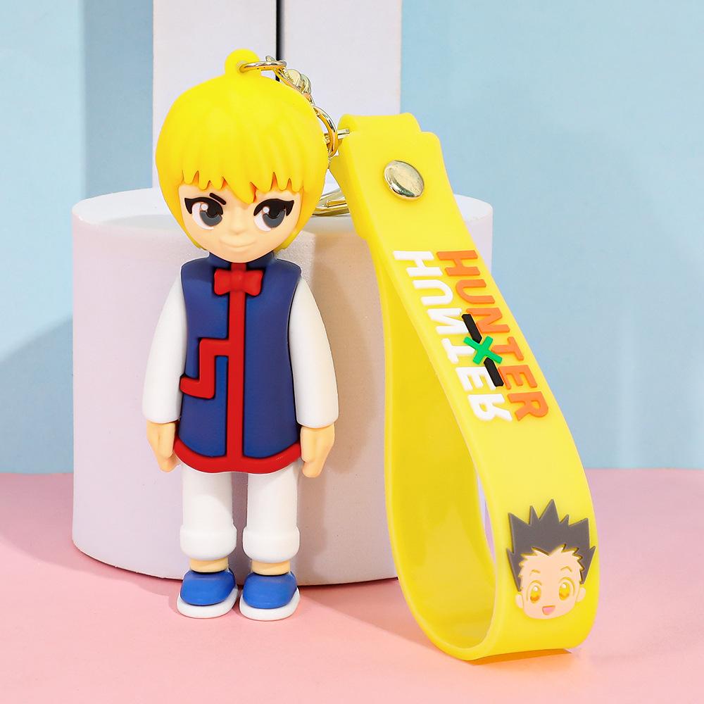 Anime Hunter x Hunter Keychain, Cosplay GON·FREECSS Doll Killua Figure Keyrings Car Bag Key Chain Accessories Wholesale