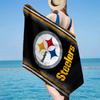 Pittsburgh Steelers Logo Microfiber Beach Towel, Lightweight And Quick-Dry, for Summer Travel, Beach Essential, Swimming Pool