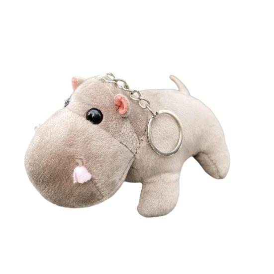 

14 см милый жираф слон украшение уютная плюшевая кукла-животное брелок подвеска детская игрушка подарки Hippo
