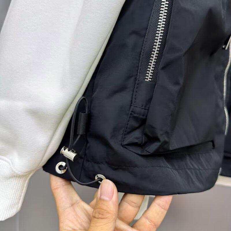 Men's Quick-Dry Multi-Pocket Hooded Vest - Solid Color, Casual, Sleeveless Gilet for Autumn Trends