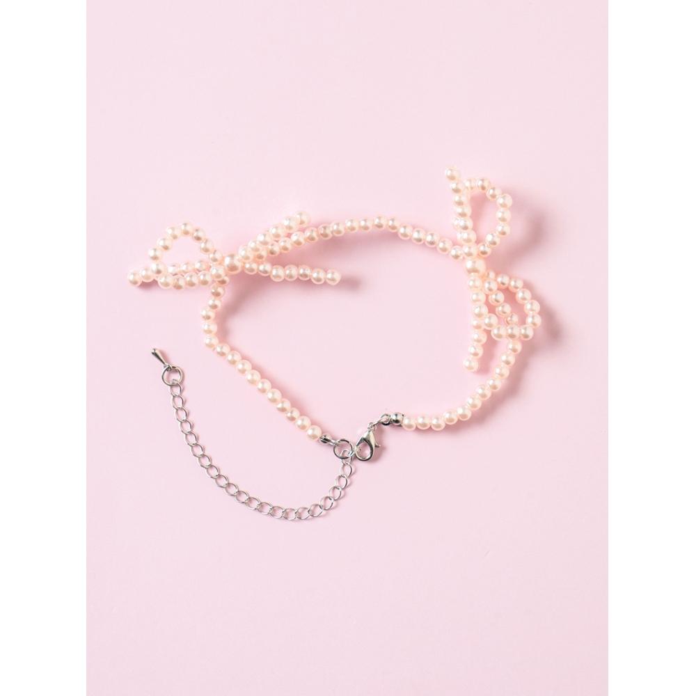 Daiso Ballet Core Pearl Beads Bracelet