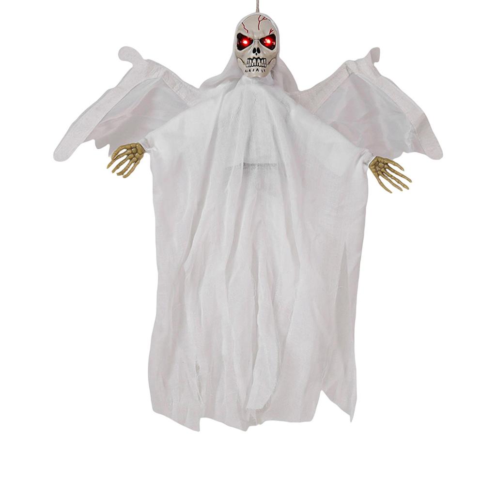 Halloween Scary Yard Decoration Clown Glowing  With Scary Sounds And Glowing Eyes Outdoor Bar Haunted House Party Props